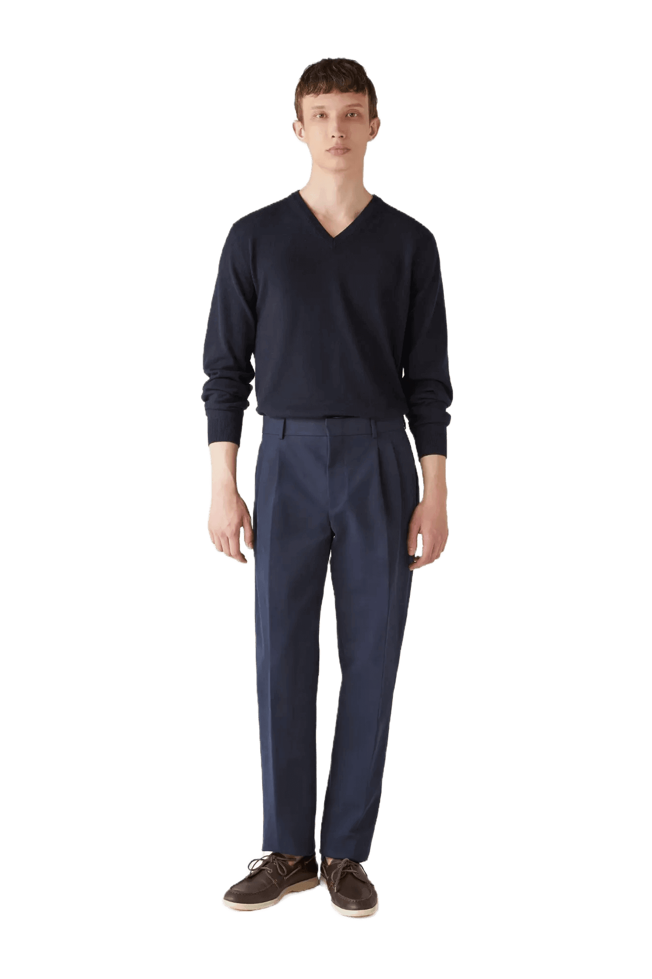 <tc>Loro Piana</tc> 男士经典V领