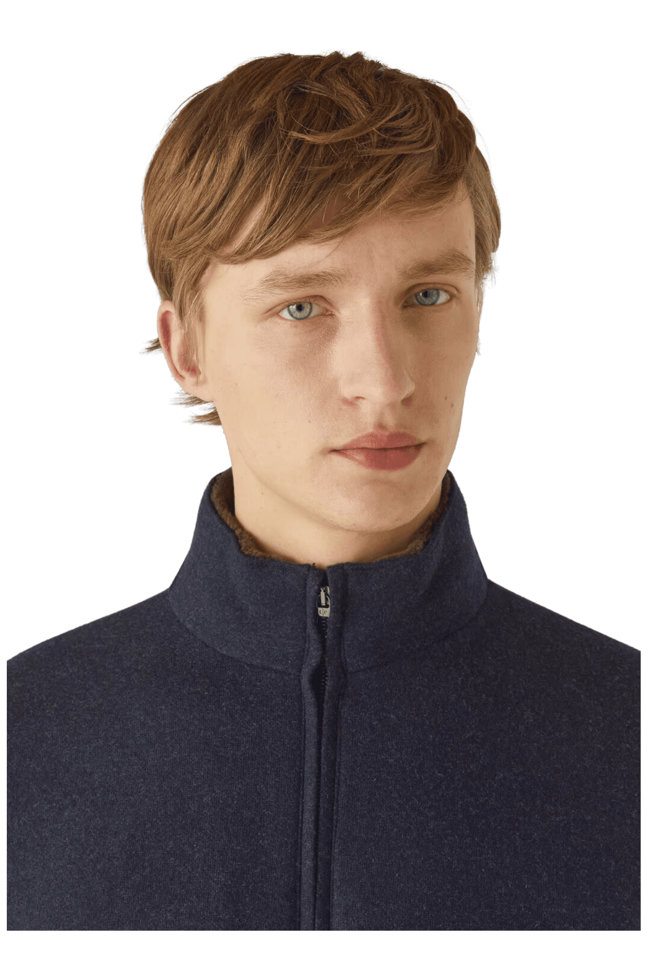 <tc>Loro Piana</tc> เสื้อสเวตเตอร์บอมเบอร์สำหรับผู้ชาย