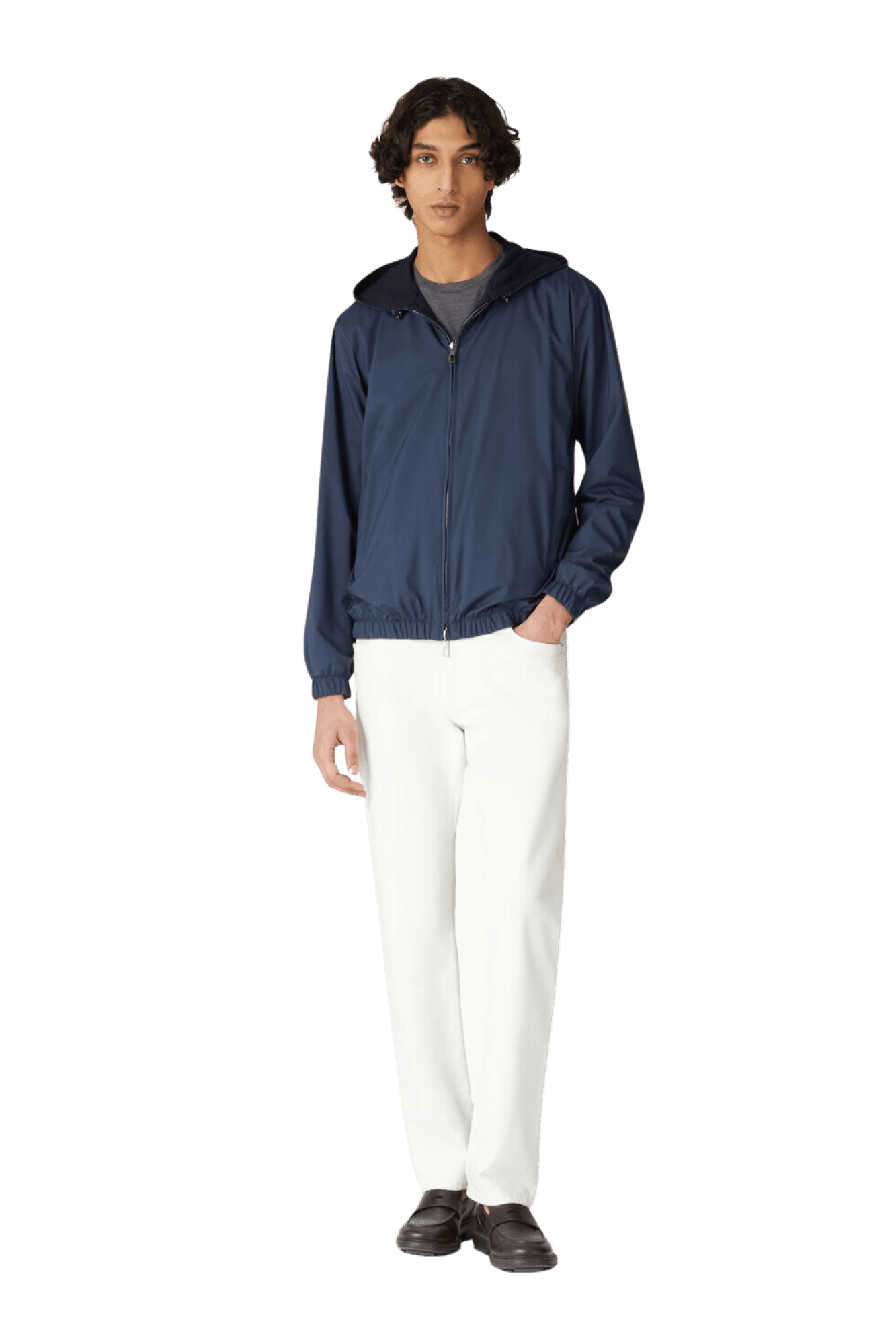 Loro Piana Men's Hood Bomber