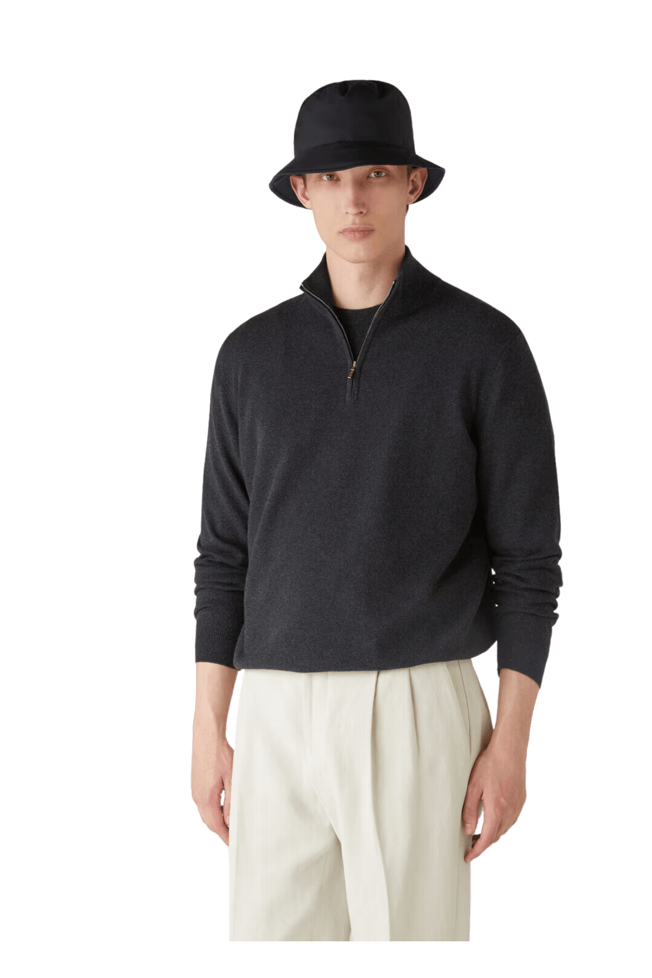 Loro Piana Men's Classic Half-Zip
