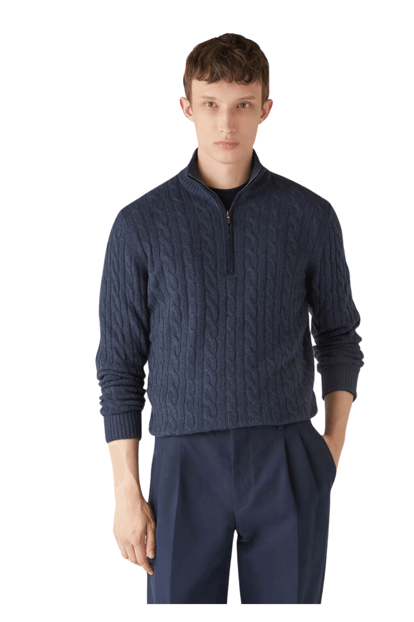 <tc>Loro Piana</tc> 男士 Treccia 套头衫