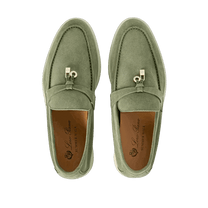 Loro Piana Women's Summer Charms Walk Loafers (Suede)