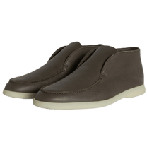 Loro Piana Men's Open Walk Ankle Boot (Deerskin with Castorino Fur)