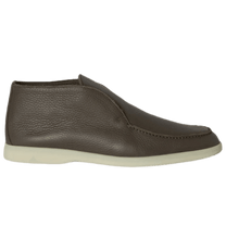 Loro Piana Men's Open Walk Ankle Boot (Deerskin with Castorino Fur)