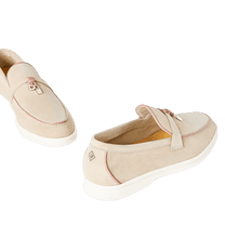 Loro Piana Women's Summer Charms Walk Loafers (Suede, Suede Goatskin)