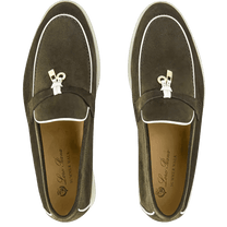 Loro Piana Women's Summer Charms Walk Loafers (Suede, Suede Goatskin)