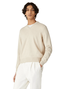 <tc>Loro Piana</tc> 男士經典V領