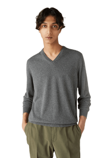 <tc>Loro Piana</tc> 男士經典V領