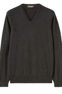 <tc>Loro Piana</tc> 男士經典V領