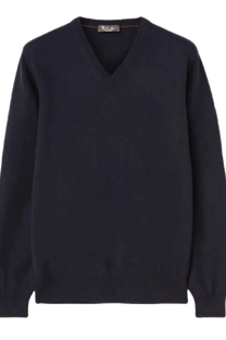 <tc>Loro Piana</tc> 男士經典V領