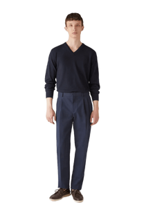 <tc>Loro Piana</tc> 男士經典V領