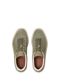 Loro Piana Men’s Tennis Walk Sneakers (Suede Calf Split)
