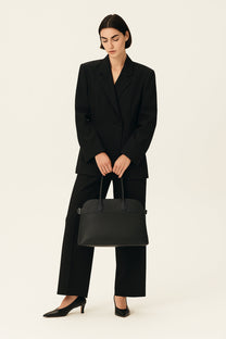 The Row Soft Margaux 12 Bag in Leather