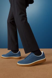 Loro Piana Men’s Tennis Walk Sneakers (Suede Calf Split)
