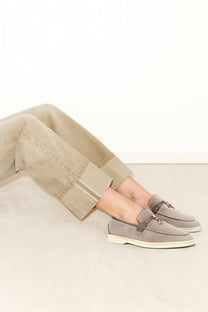 Loro Piana Women's Summer Charms Walk Loafers (Suede)