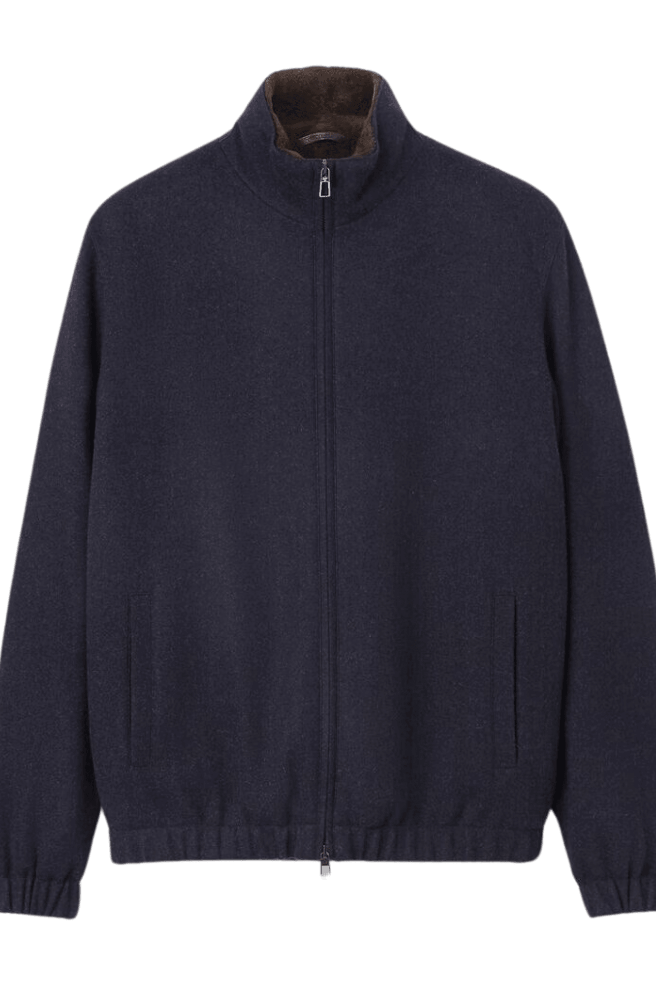 <tc>Loro Piana</tc> เสื้อสเวตเตอร์บอมเบอร์สำหรับผู้ชาย