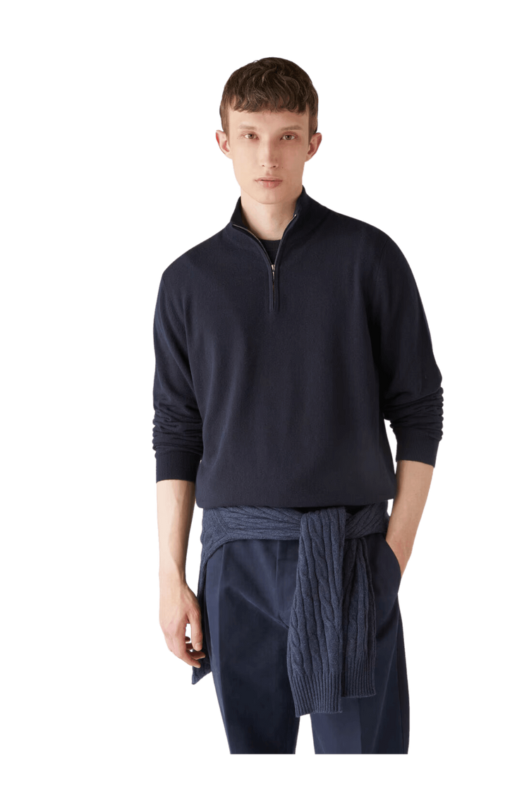 Loro Piana Men's Classic Half-Zip