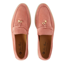 Loro Piana Women's Summer Charms Walk Loafers (Suede)