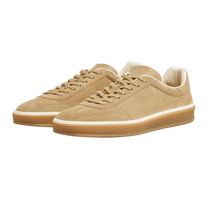 Loro Piana Men’s Tennis Walk Sneakers (Suede Calf Split)