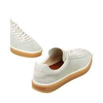 Loro Piana Men’s Tennis Walk Sneakers (Suede Calf Split)