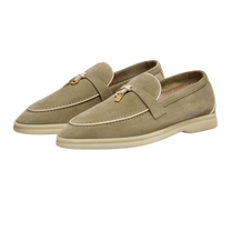 Loro Piana Women's Summer Charms Walk Loafers (Suede)