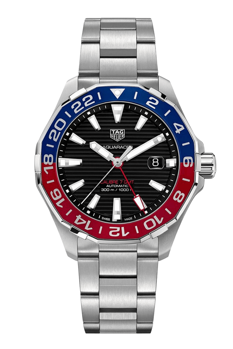 TAG Heuer Aquaracer Calibre 7 GMT Automatic 43mm Men's Watch