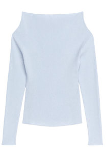Arket Women's Boat-Neck Rib Top