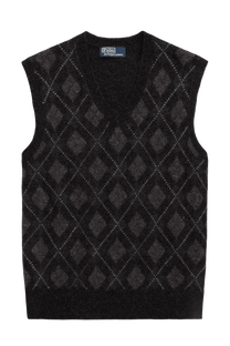 Ralph Lauren Men's Argyle Wool Sweater Vest