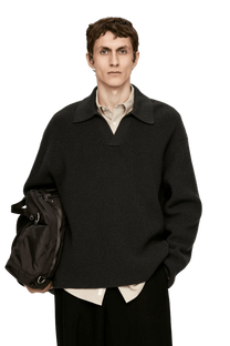 Arket Men's Knitted Polo Jumper