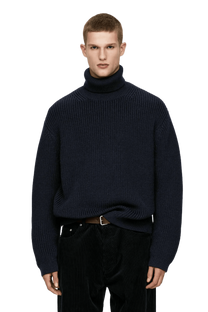 Arket Men's Heavy Wool Roll-Neck Jumper