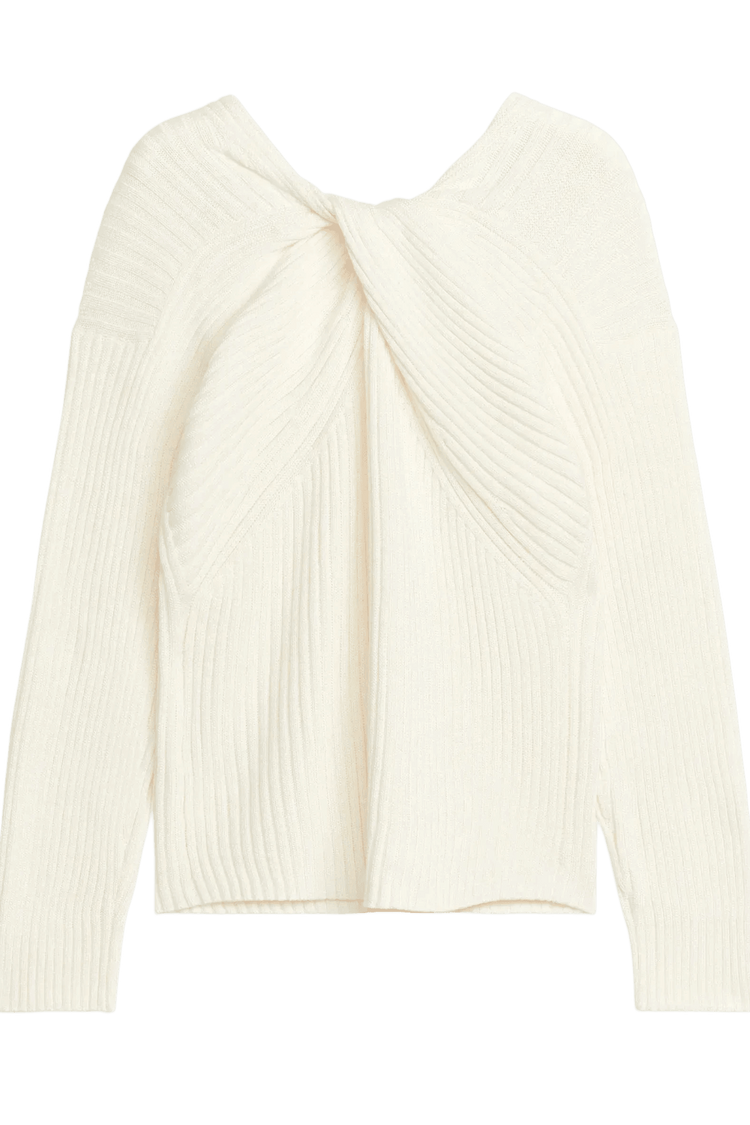 Arket Women's Twisted Cotton Jumper