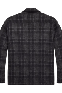 Ralph Lauren Men's Plaid Wool Workshirt Sweater