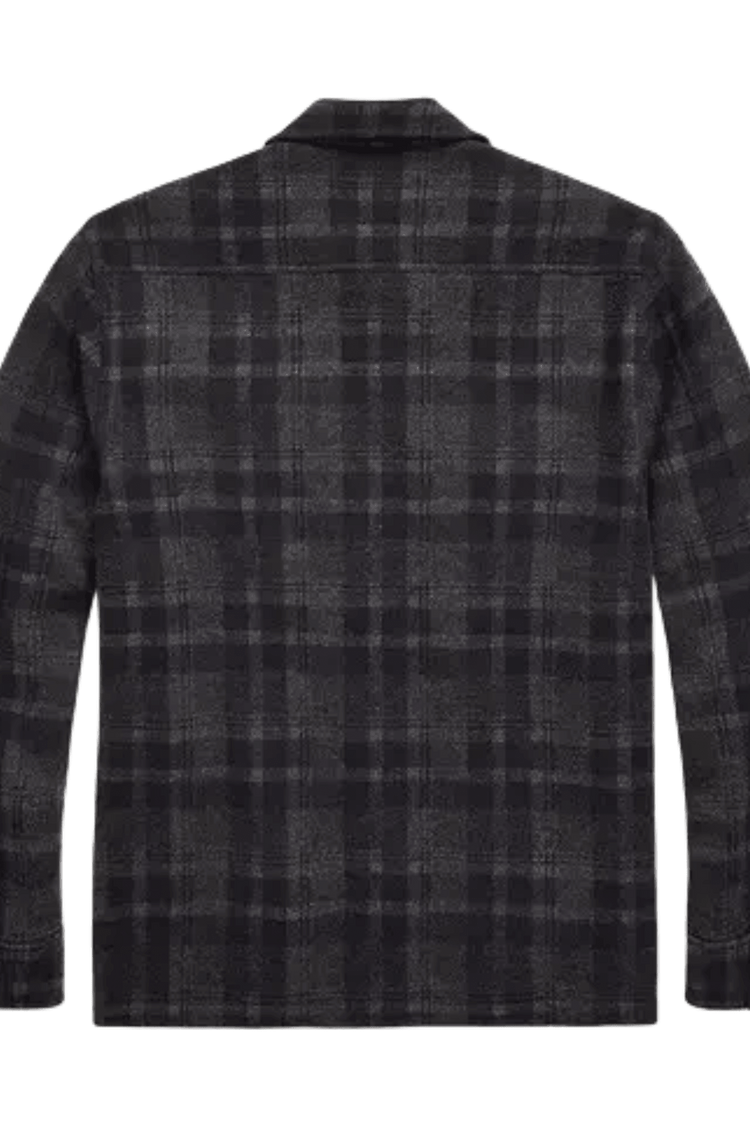 Ralph Lauren Men's Plaid Wool Workshirt Sweater