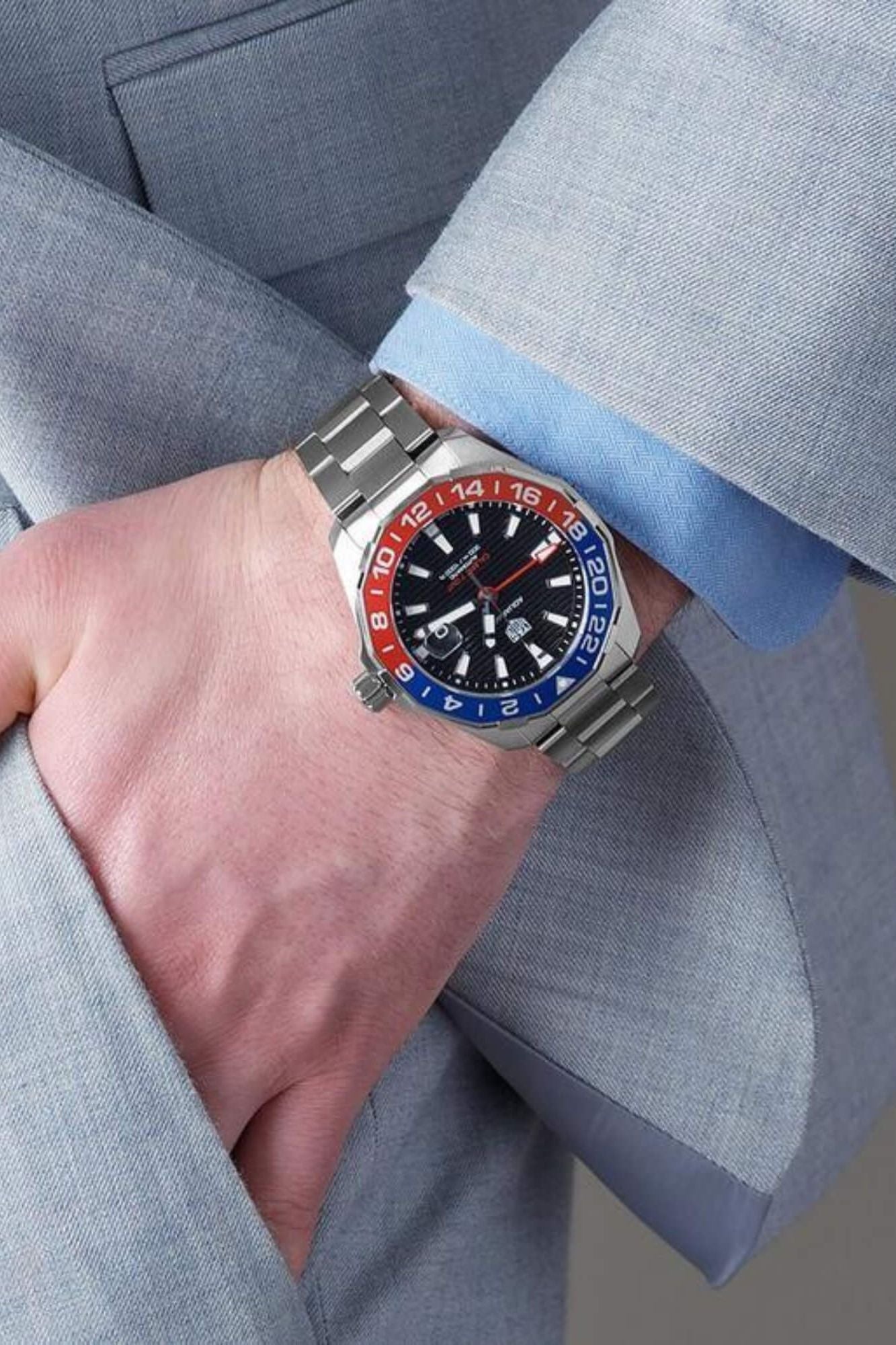 TAG Heuer Aquaracer Calibre 7 GMT Automatic 43mm Men's Watch