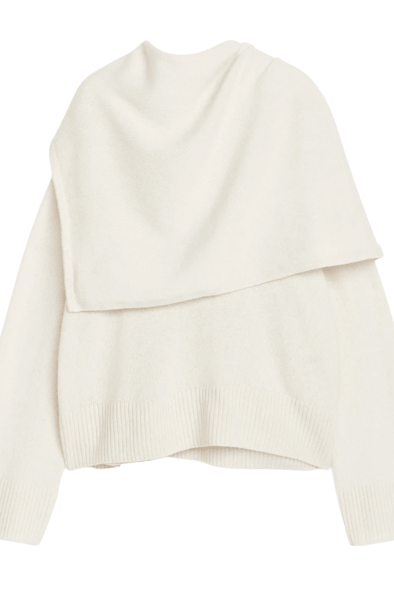 Arket Women's Wool Scarf Jumper
