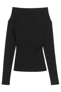 Arket Women's Boat-Neck Rib Top