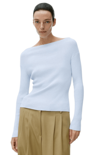Arket Women's Boat-Neck Rib Top