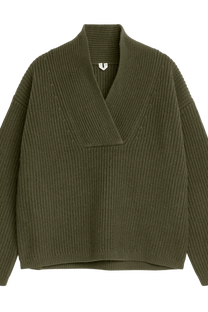 Arket Women's Shawl Collar Jumper