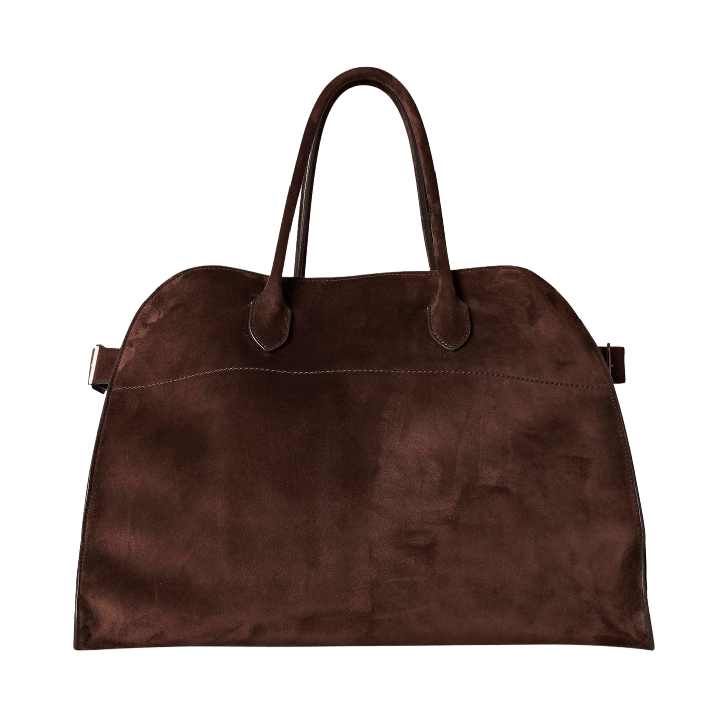 The Row Soft Margaux 17 Bag in Suede