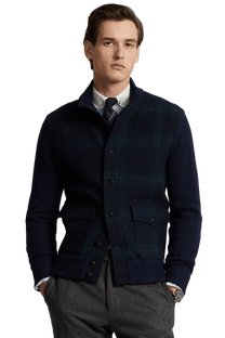 Ralph Lauren Men's The Polo Tartan Wool Cardigan
