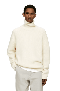 Arket Men's Heavy Wool Roll-Neck Jumper