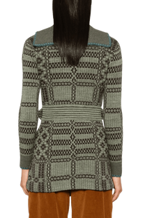 Ralph Lauren Women's Belted Jacquard Cardigan