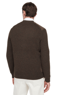 Ralph Lauren Men's Glen Plaid Paneled Wool Cardigan