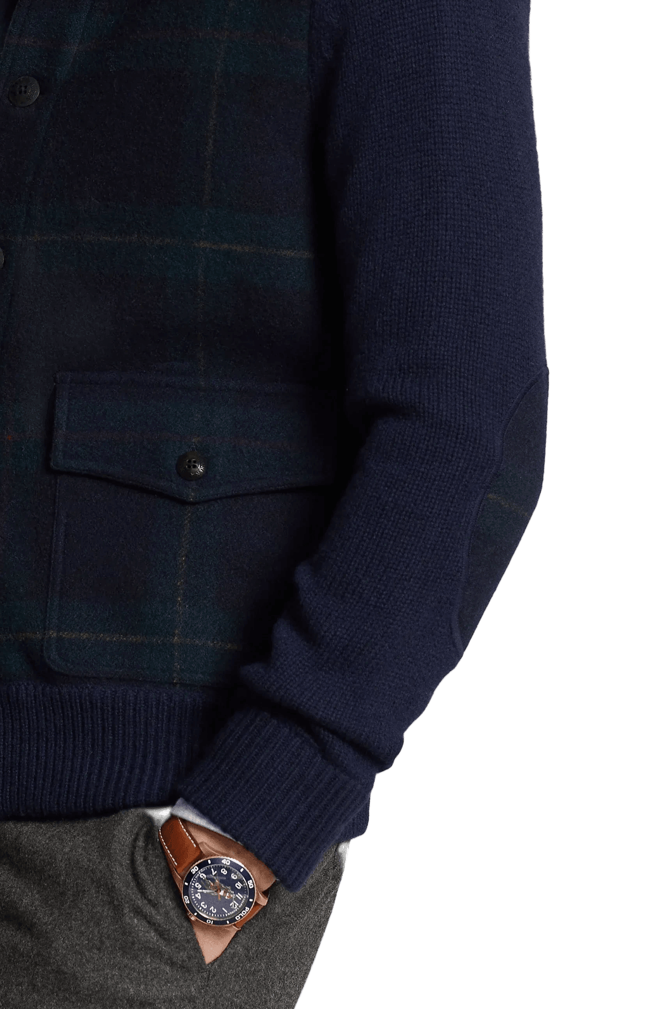 Ralph Lauren Men's The Polo Tartan Wool Cardigan