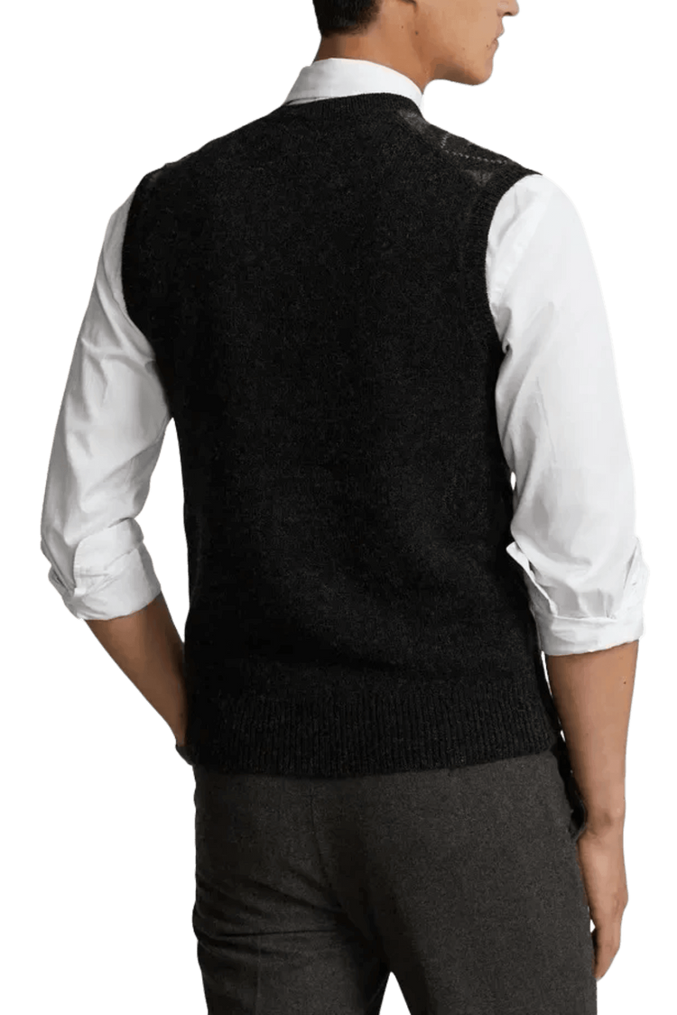 Ralph Lauren Men's Argyle Wool Sweater Vest