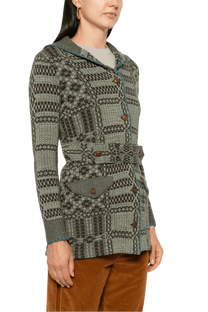 Ralph Lauren Women's Belted Jacquard Cardigan