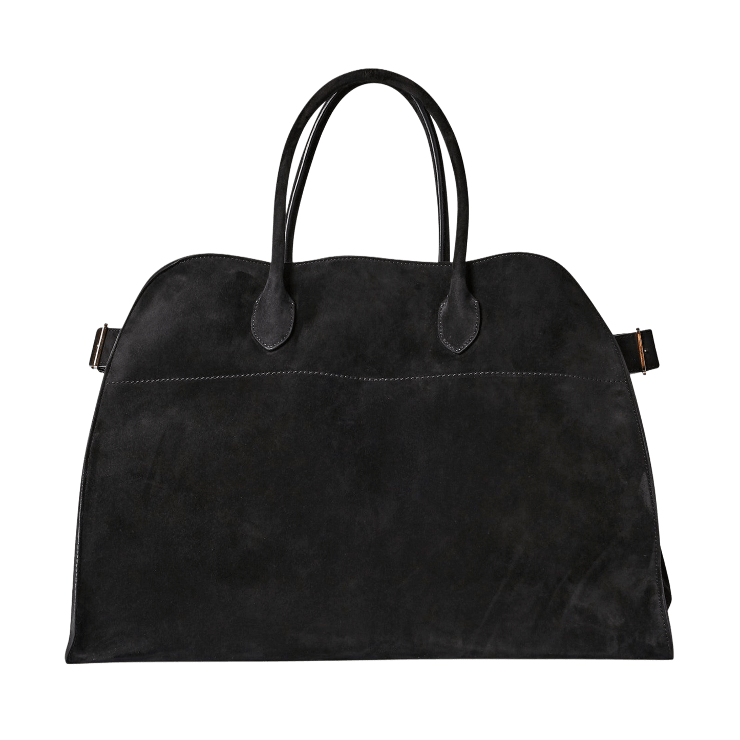 The Row Soft Margaux 17 Bag in Suede