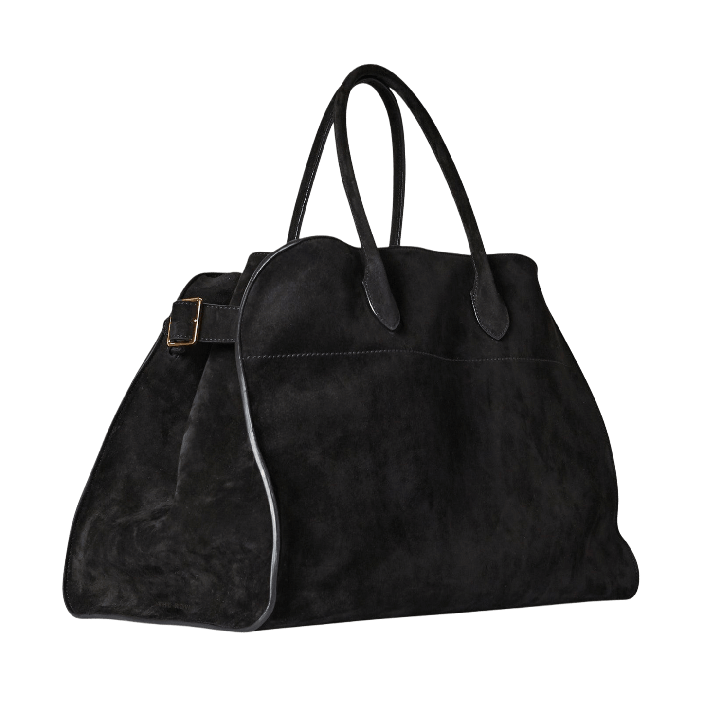 The Row Soft Margaux 17 Bag in Suede