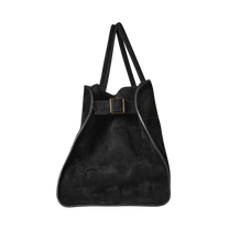 The Row Soft Margaux 17 Bag in Suede