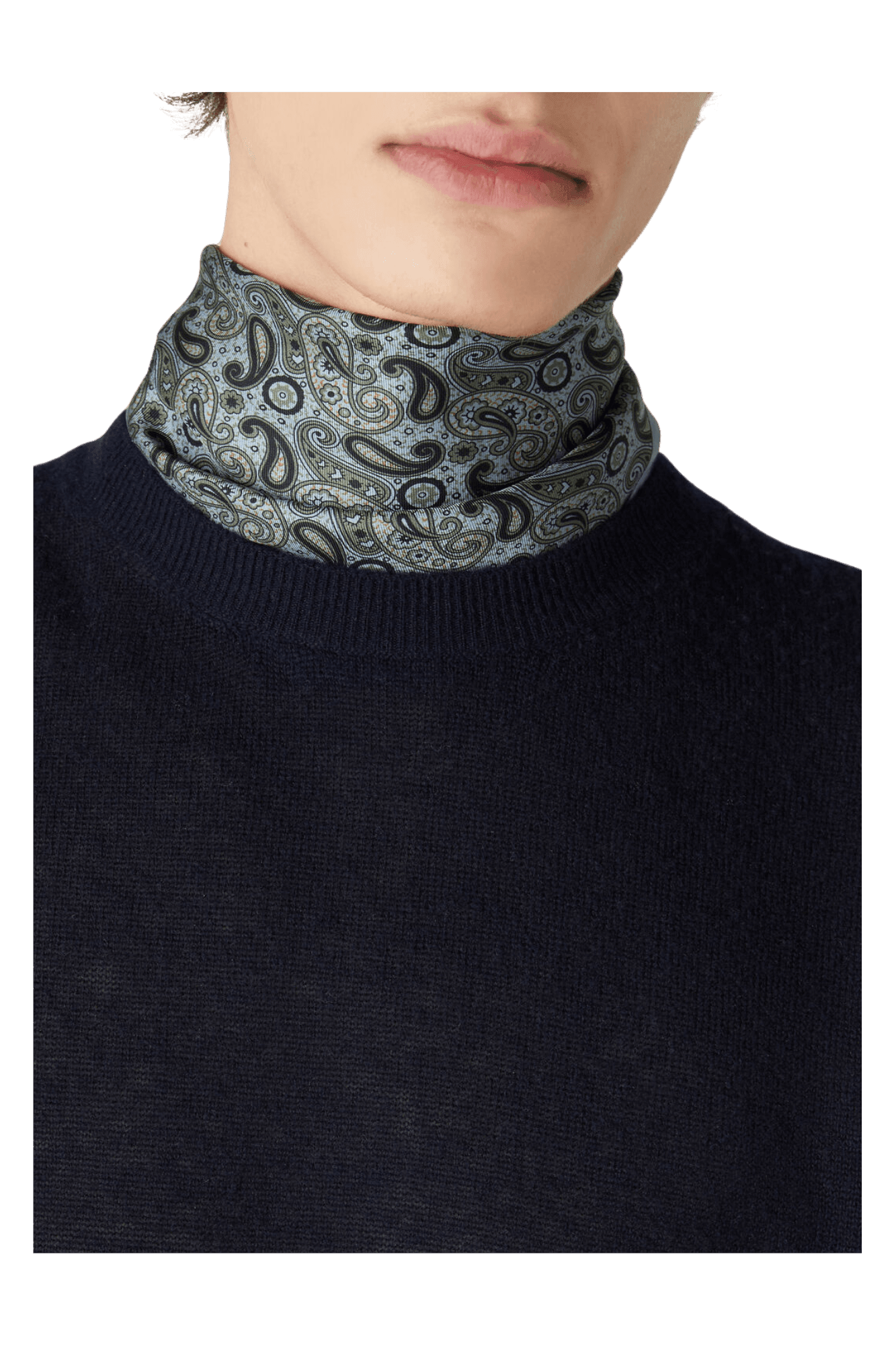 <tc>Loro Piana</tc> เสื้อคอกลม Camino สำหรับผู้ชาย
